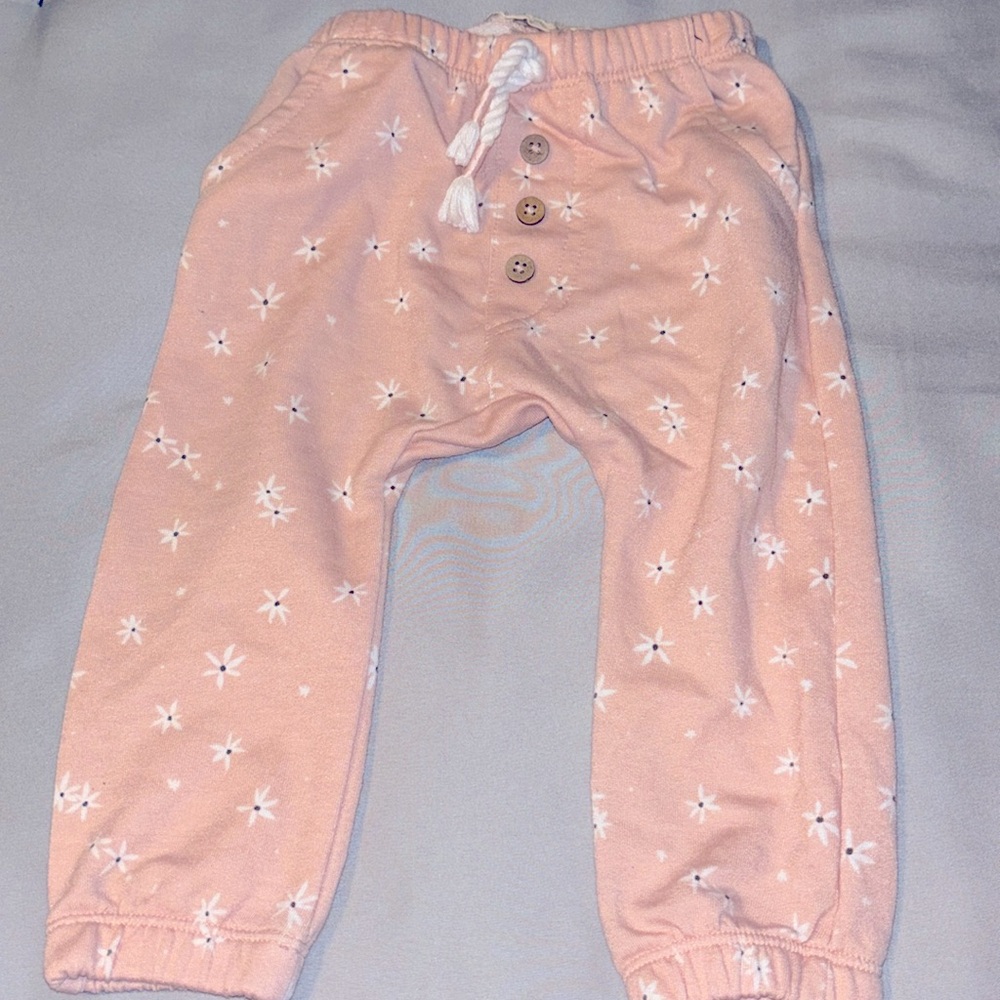 Jessica Simpson baby 6-9 month girl pant light pink working pockets